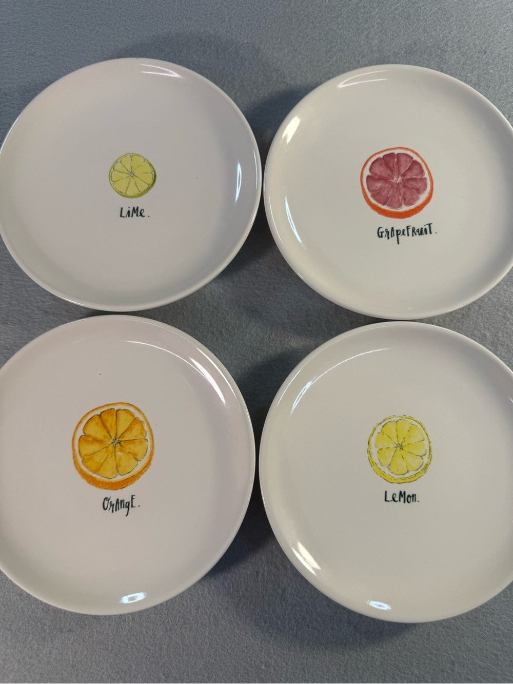 Rae Dunn Appetizer/Dessert Plates